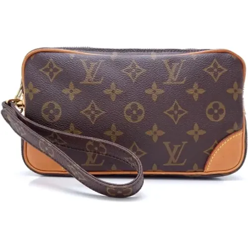 Pre-owned Canvas clutches , male, Sizes: ONE SIZE - Louis Vuitton Vintage - Modalova