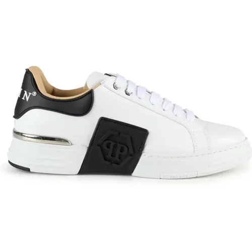 Sneakers with Contrasting Details , male, Sizes: 12 UK, 11 UK - Philipp Plein - Modalova