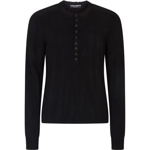 Sweaters , male, Sizes: L - Dolce & Gabbana - Modalova