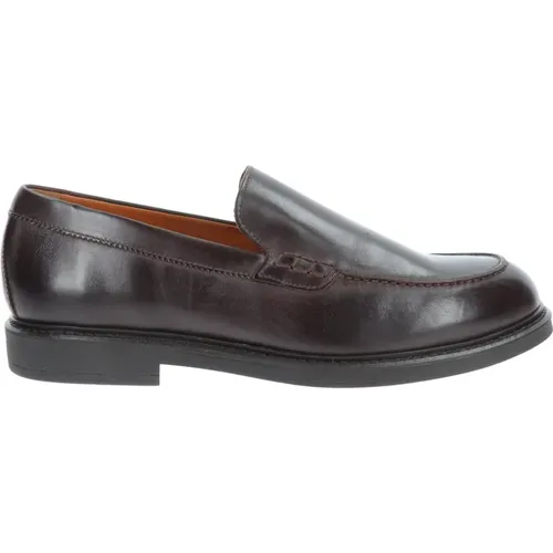 Leather Men`s Loafers , male, Sizes: 10 UK, 7 UK - Nerogiardini - Modalova