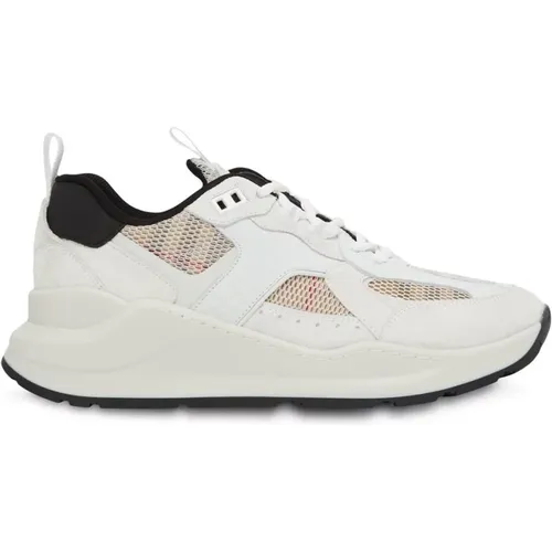 Sneakers White , female, Sizes: 2 1/2 UK - Burberry - Modalova