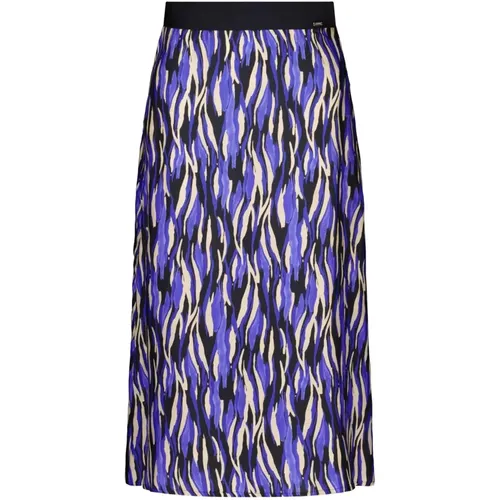 Abstract Pattern Midi Skirt , female, Sizes: L, 2XL, S, XS, M - CINQUE - Modalova