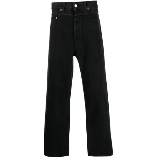 Schwarze Jeans mit Fransensaum - Ambush - Modalova