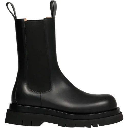Lug Czarny Boots , male, Sizes: 8 UK, 9 1/2 UK, 9 UK, 8 1/2 UK, 7 UK - Bottega Veneta - Modalova