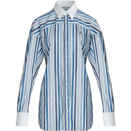 Striped Football Shirt , female, Sizes: L, S - Vivienne Westwood - Modalova
