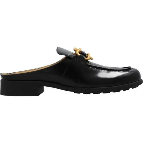 Monsieur leather slides , female, Sizes: 4 UK, 3 1/2 UK - Bottega Veneta - Modalova