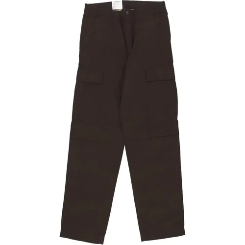 Cargo Pant in Tobacco Rinsed Cotton , male, Sizes: W33 L32, W32 L32, W30 L32, W28 L32, W34 L32 - Carhartt WIP - Modalova