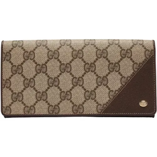 Pre-owned Coated canvas wallets , female, Sizes: ONE SIZE - Gucci Vintage - Modalova