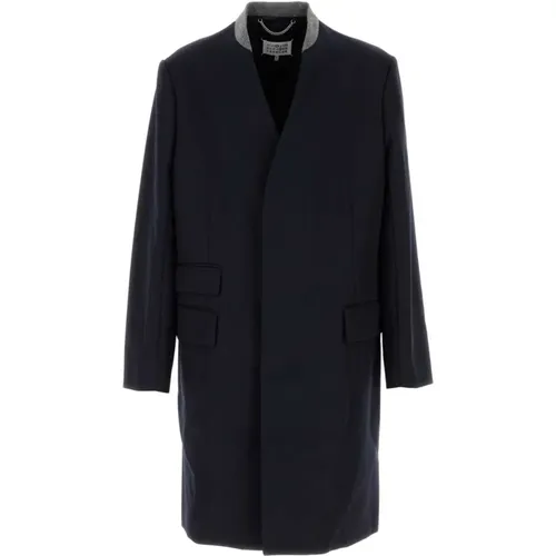 Midnight Wool Coat - Maison Margiela - Modalova