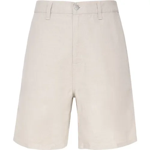 Baumwollshorts Reißverschluss , Herren, Größe: S - Carhartt WIP - Modalova