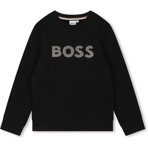 Sweatshirt mit Polka-Dot-Muster - Hugo Boss - Modalova