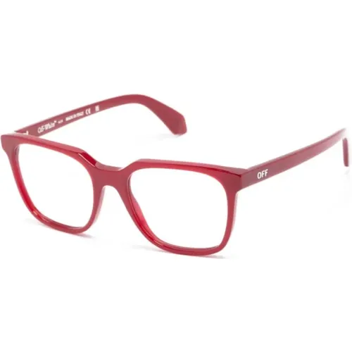 Rote Optische Brille Stilvoll Alltagsgebrauch,Schwarze Optische Brille Stilvolles Must-Have,Braune Optische Brille Stilvoll Alltagsgebrauch - Off White - Modalova
