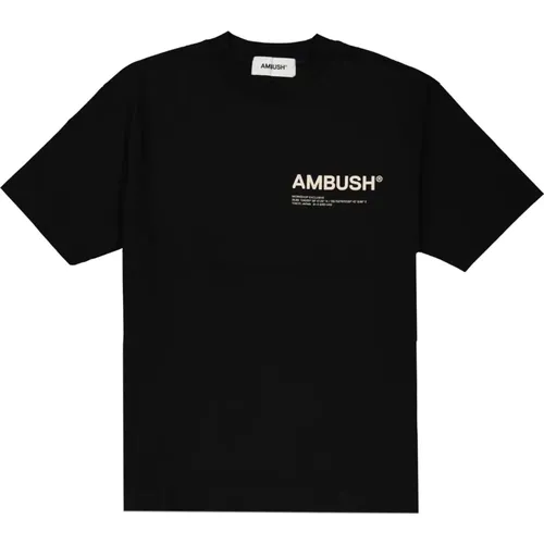 Logo Baumwoll T-Shirt für Frauen - Ambush - Modalova