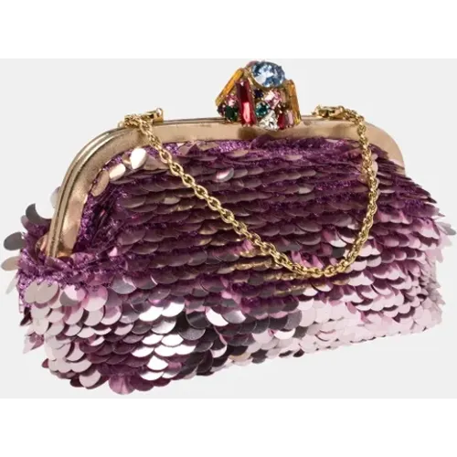 Pre-owned Fabric handbags , female, Sizes: ONE SIZE - Dolce & Gabbana Pre-owned - Modalova