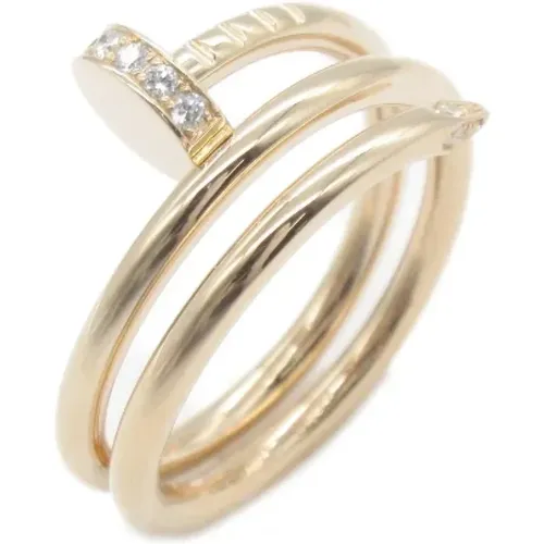 Pre-owned Metal rings , female, Sizes: ONE SIZE - Cartier Vintage - Modalova