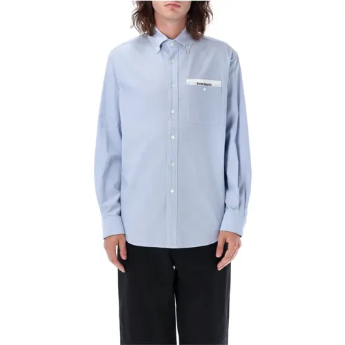 Stylish Sartorial Tape Pocket Shirt , male, Sizes: XL - Palm Angels - Modalova