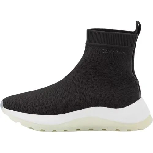 Elevate Your Game with 2-Piece Sole Sock Boot , female, Sizes: 6 UK - Calvin Klein - Modalova