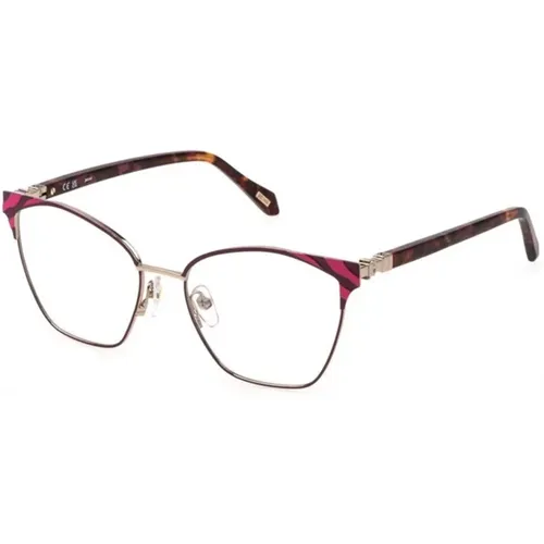 Goldgestell mit bunten Teilen Brille - Just Cavalli - Modalova