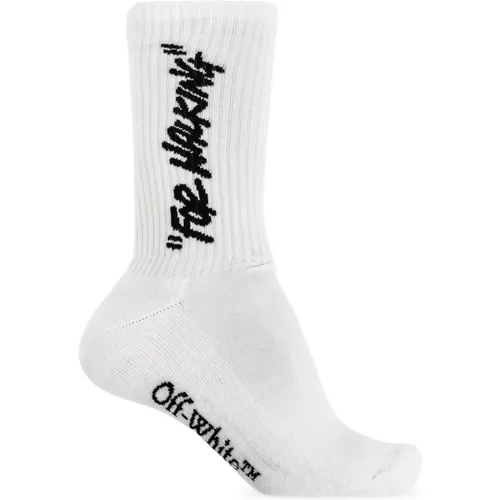 Socken mit Logo Off White - Off White - Modalova