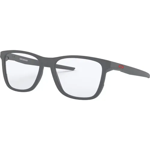Mattgraue Brillenfassung , unisex, Größe: 57 MM - Oakley - Modalova
