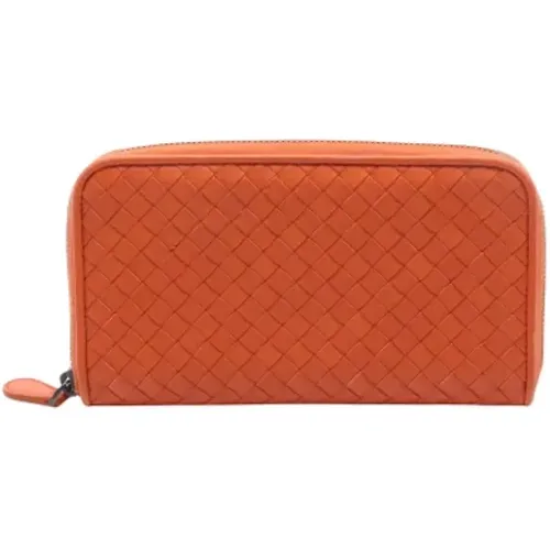 Pre-owned Leather wallets , female, Sizes: ONE SIZE - Bottega Veneta Vintage - Modalova