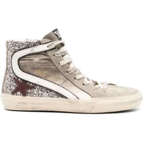 Pailletten Sneakers , Damen, Größe: 36 EU - Golden Goose - Modalova