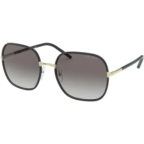 Grey Shaded Sunglasses , female, Sizes: 58 MM - Prada - Modalova
