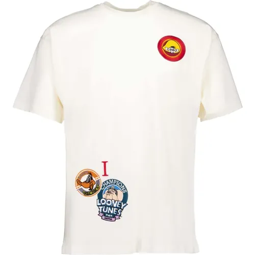 Klassisches Ecru T-Shirt , Herren, Größe: XL - Iceberg - Modalova