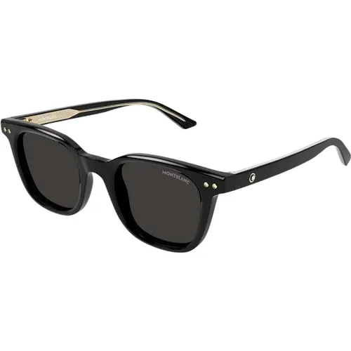 Schwarze Sonnenbrille,Sonnenbrille,Sunglasses - Montblanc - Modalova