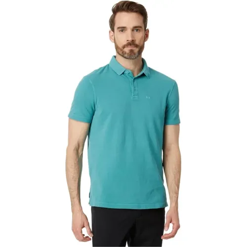 Stylisches Polo-Shirt , Herren, Größe: S - Armani Exchange - Modalova