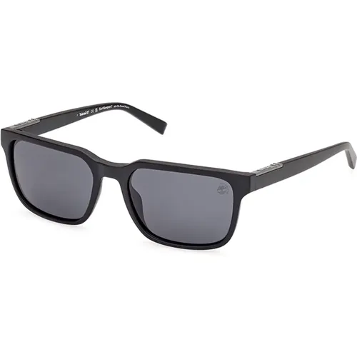 Polarized Matte Sunglasses , male, Sizes: 56 MM - Timberland - Modalova