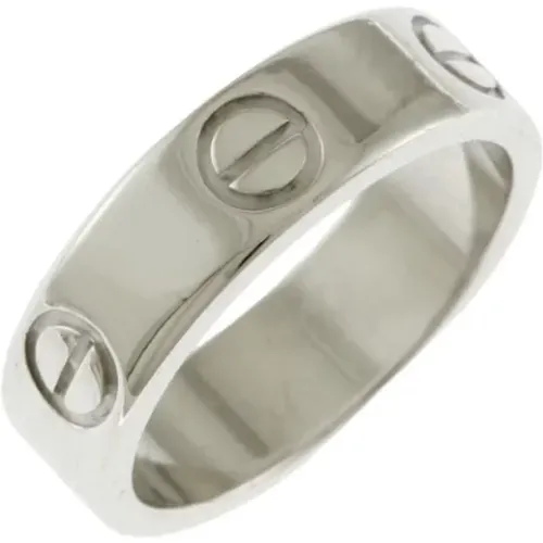 Pre-owned White Gold rings , female, Sizes: ONE SIZE - Cartier Vintage - Modalova