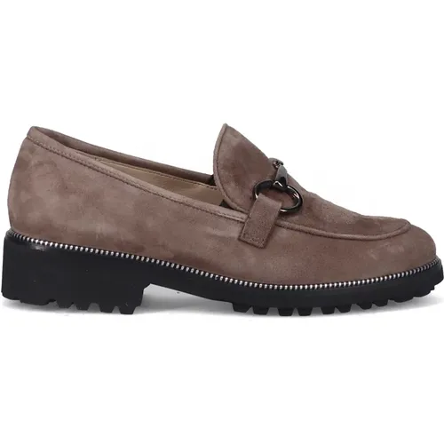 Refined Italian Suede Moccasin , female, Sizes: 5 UK, 6 UK, 3 UK - Sangiorgio - Modalova