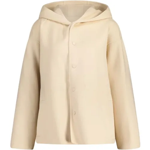 Wollkapuzenjacke Gennaio , Damen, Größe: M - Max Mara - Modalova