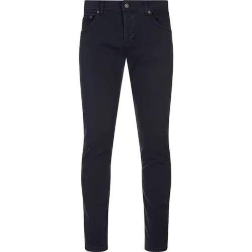 Blaue Slim Fit Jeans , Herren, Größe: W36 - Dondup - Modalova