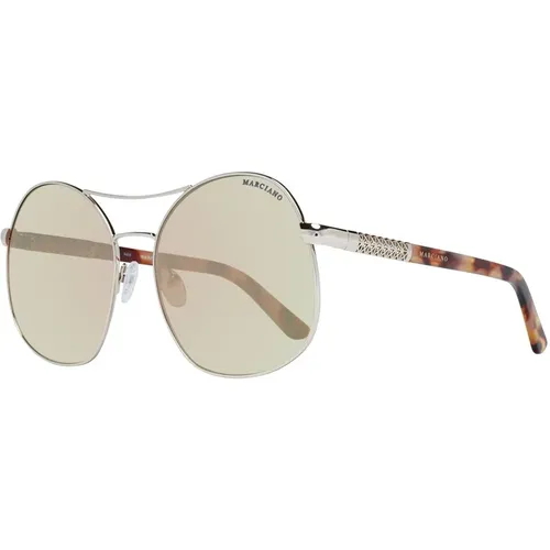 Roségold Oval Sonnenbrille Verlaufsglas - Guess - Modalova