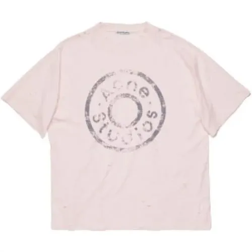 Logo T-Shirt - Lässige Passform - Acne Studios - Modalova