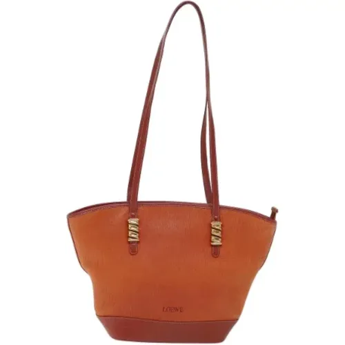 Pre-owned Leather totes , female, Sizes: ONE SIZE - Loewe Pre-owned - Modalova