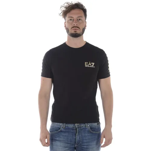 Sweatshirt T-Shirt Kombination , Herren, Größe: S - Emporio Armani EA7 - Modalova