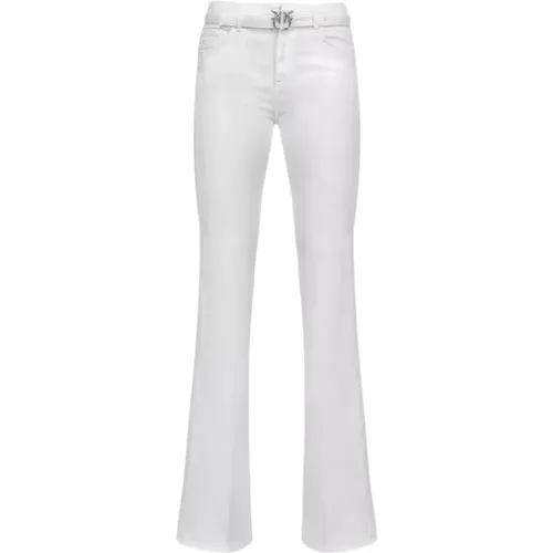 Flora Denim Jeans , female, Sizes: W32 - pinko - Modalova