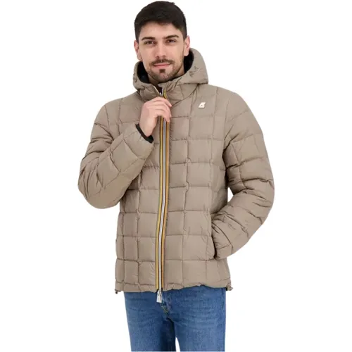Short Men`s Eco Stretch Thermo Jacket , male, Sizes: XL - K-way - Modalova