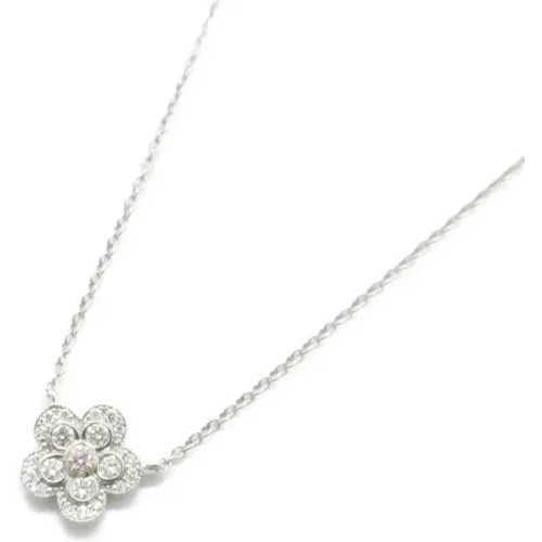 Pre-owned White Gold necklaces , female, Sizes: ONE SIZE - Tiffany & Co. Pre-owned - Modalova