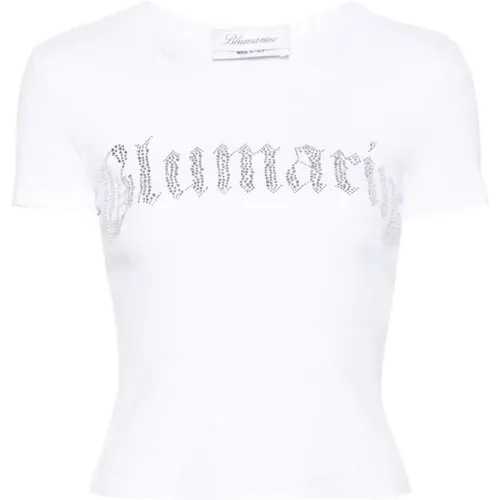 Stylish T-Shirt for Women , female, Sizes: M - Blumarine - Modalova