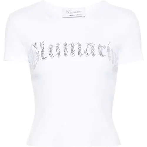 Stylish T-Shirt for Women , female, Sizes: S, M - Blumarine - Modalova