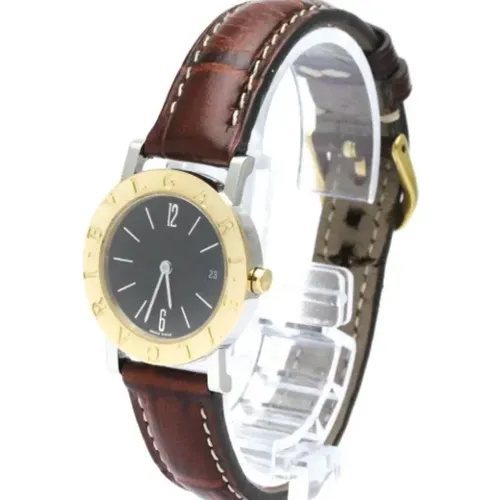 Pre-owned Leder watches - Bvlgari Vintage - Modalova