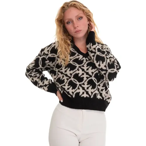 Ovino wool jumper , female, Sizes: M, S, L - pinko - Modalova