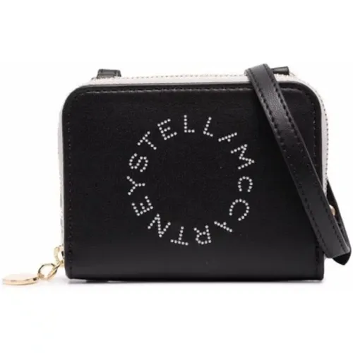 Stylish Card Holder Wallets , female, Sizes: ONE SIZE - Stella Mccartney - Modalova