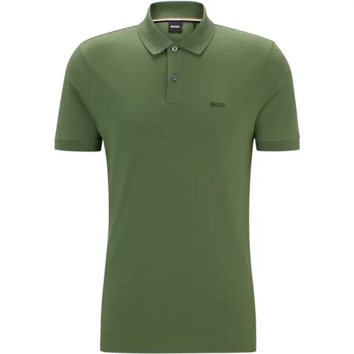 Pique Polo Shirt , Herren, Größe: 3XL - Boss - Modalova