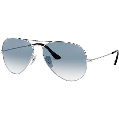 Classic Aviator Sunglasses Blue Gradient , unisex, Sizes: 58 MM - Ray-Ban - Modalova