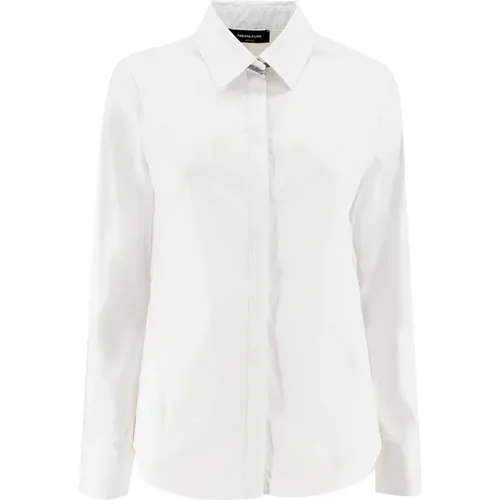 Women Clothing Shirts Bianco Aw23 , female, Sizes: M - Fabiana Filippi - Modalova